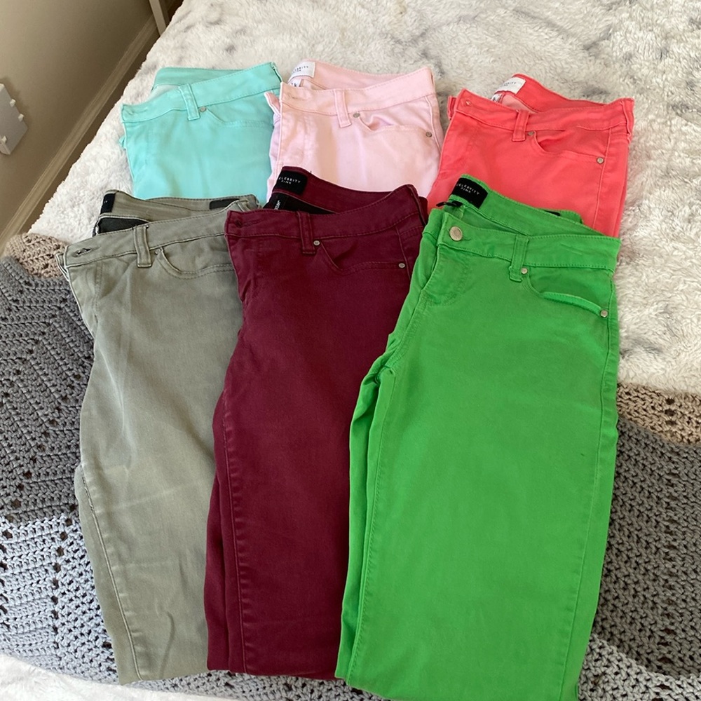 Celebrity Pink Colored Jean Bundle